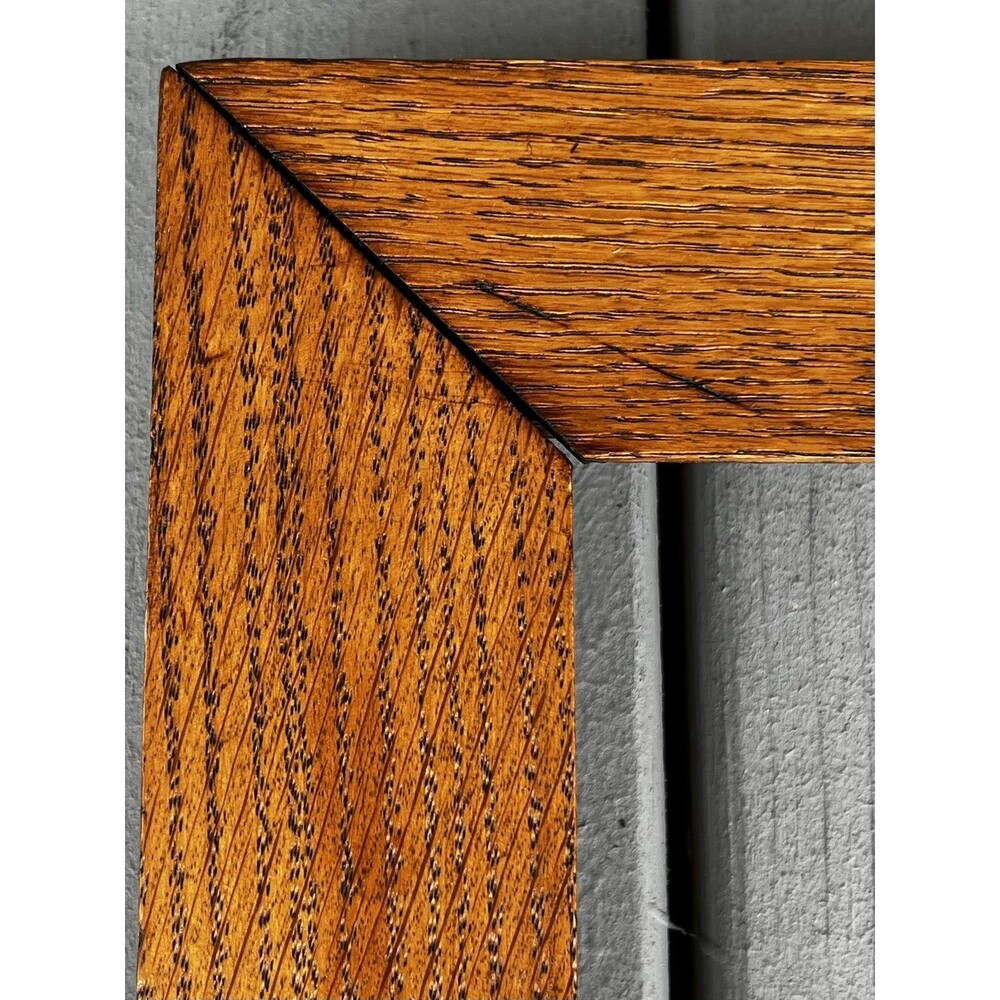 Mission Style Antique Quarter Sawn Oak Wood Picture Frame 18 x 23 Arts & Crafts
